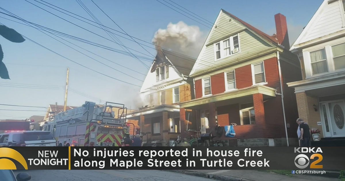 No injuries reported after house catches fire in Turtle Creek CBS