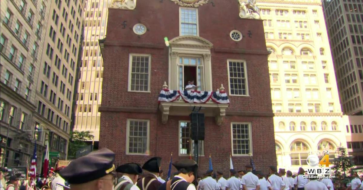 Declaration of Independence read in Boston CBS Boston