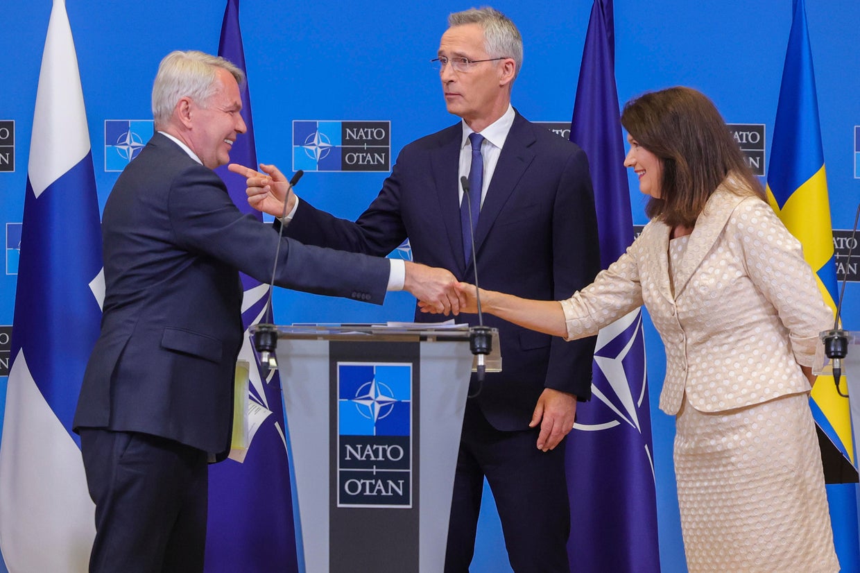 Senate votes overwhelmingly to let Sweden and Finland join NATO - CBS News