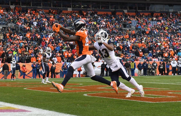 Denver Broncos and the Los Angeles Rams 