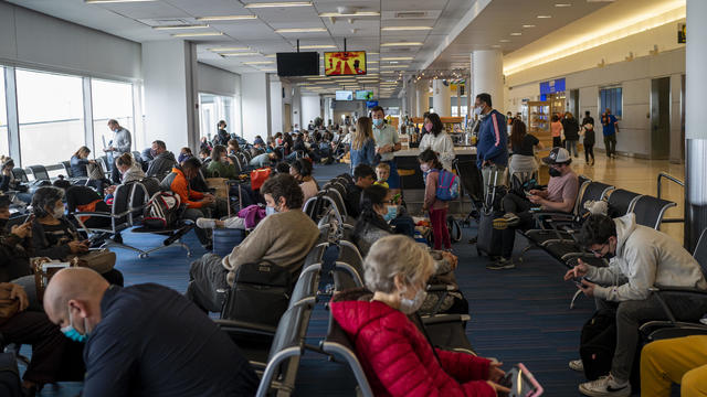 JetBlue Airways Passengers At JFK International Airport, New York City 
