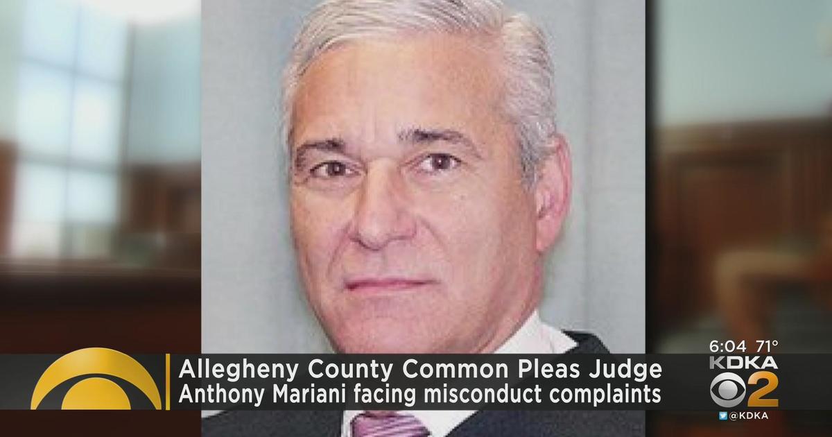 Allegheny County Common Pleas Judge Anthony Mariani facing over 60