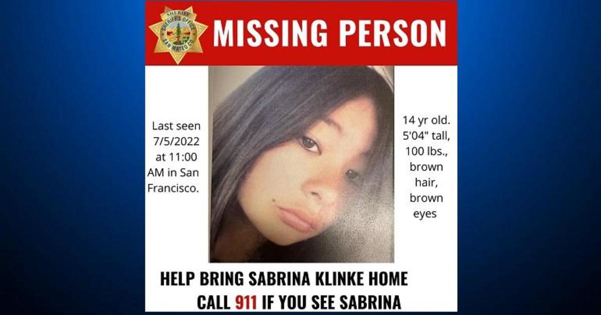 Missing 14-year-old girl may be in San Francisco