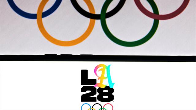 Los Angeles Olympics logo 