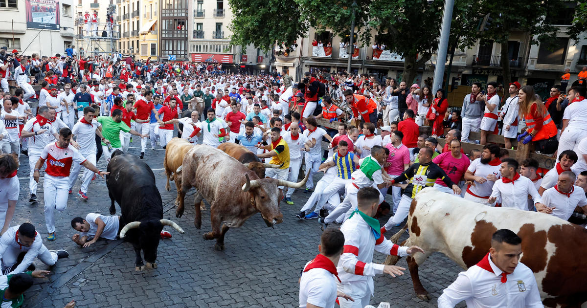 Girl loses part of finger, 5 others injured as Pamplona's running of the bulls resumes for first time since 2019