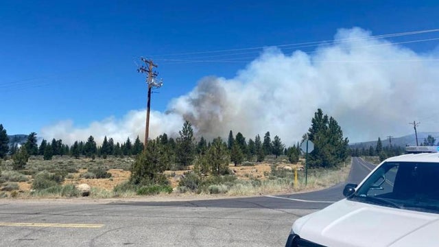 Butterfield Fire burning near Truckee 
