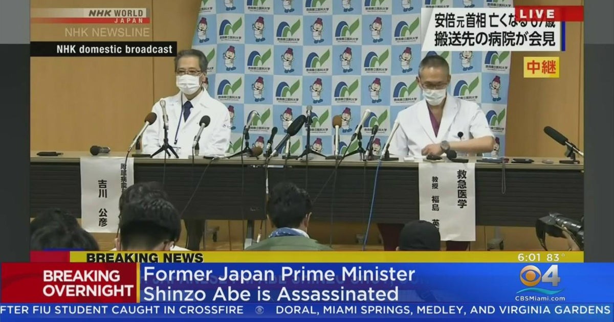 Former Japan PM Shinzo Abe assassinated