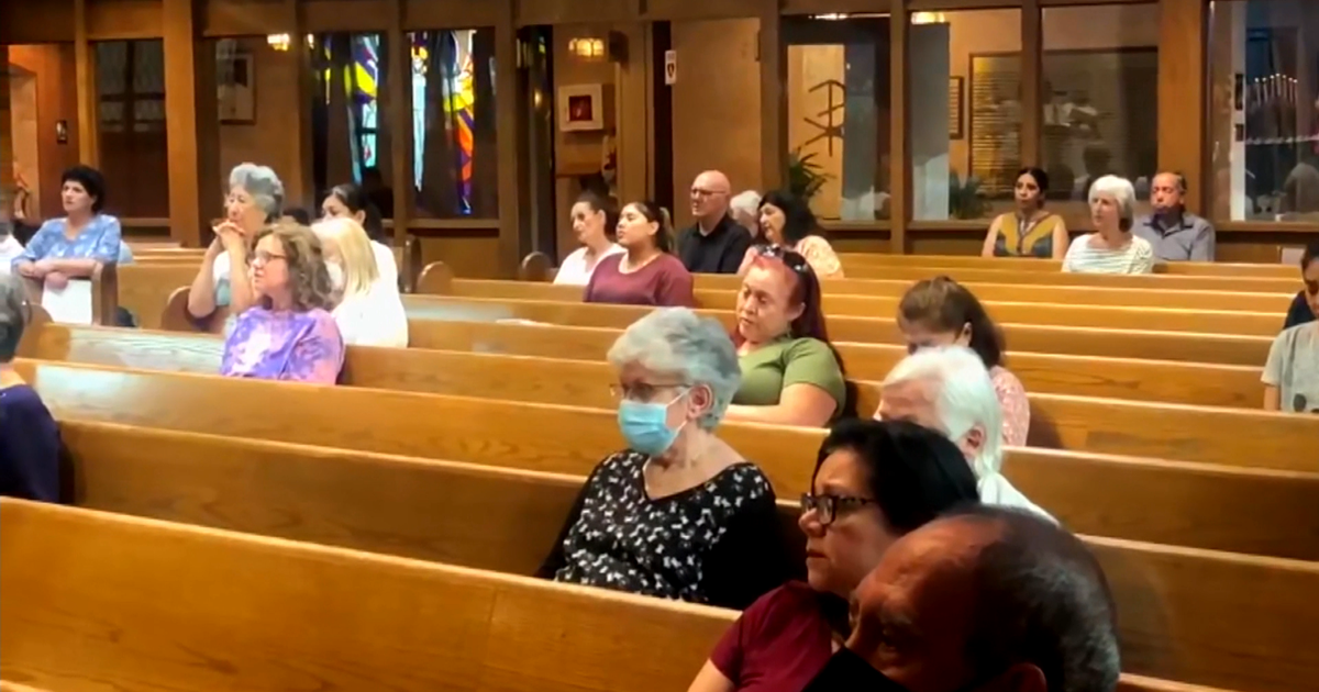 Parishioners gather at Highwood's St. James Church to in memory of