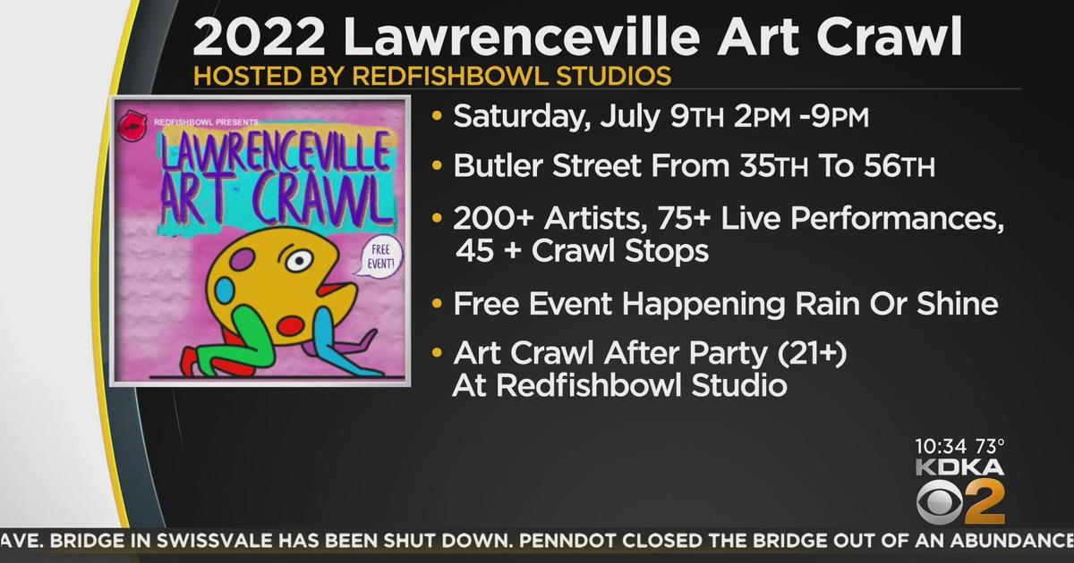 Check out the 2022 Lawrenceville Art Crawl CBS Pittsburgh