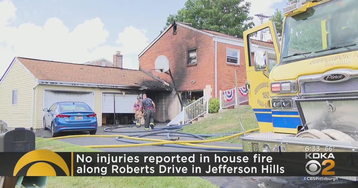 House catches fire in Jefferson Hills CBS Pittsburgh