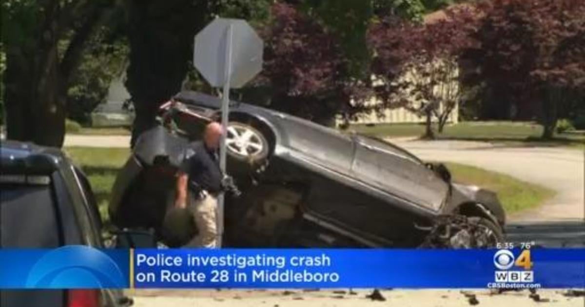 Crash closes parts of Wareham Street in Middleboro CBS Boston