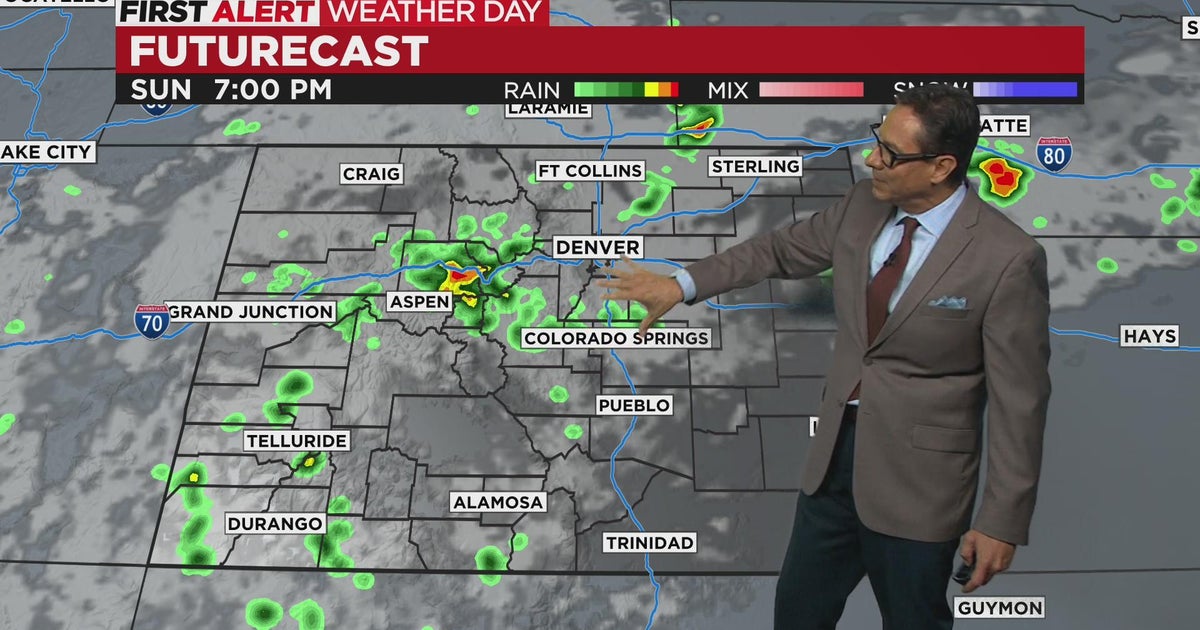 Record Heat Weekend Might See A Few More Storms Sunday - CBS Colorado