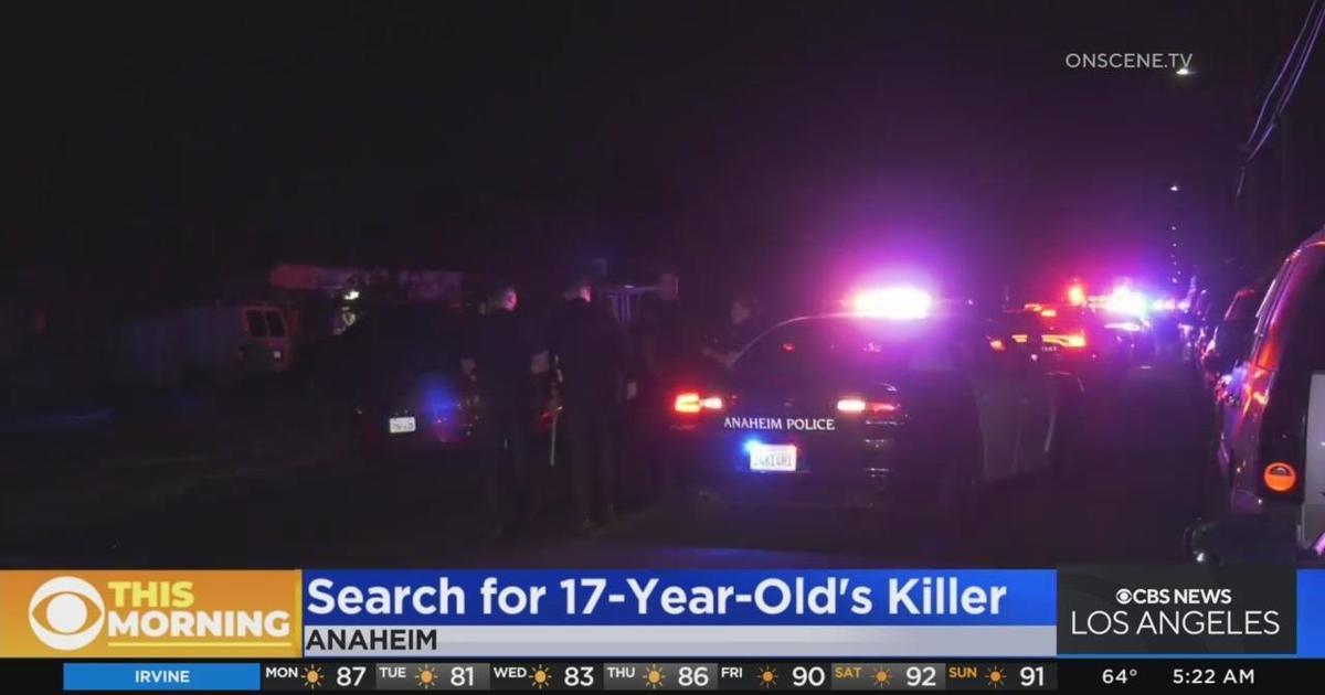 Teenage Boy Shot And Killed In Anaheim - CBS Los Angeles