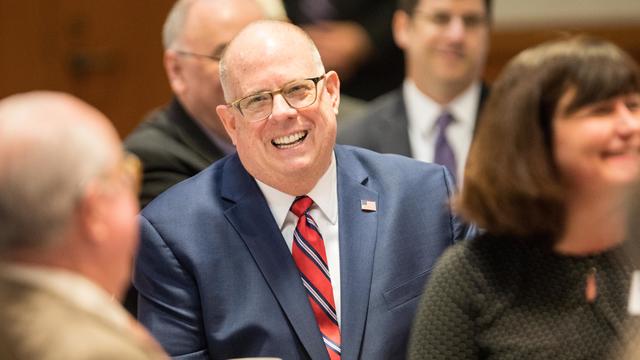 GOP MD Governor Larry Hogan Speaks In NH As He Mulls Presidential Run 