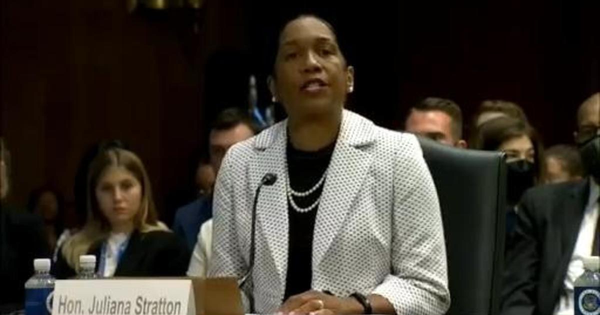 Illinois Lt. Gov. Juliana Stratton testifies on Capitol Hill on state