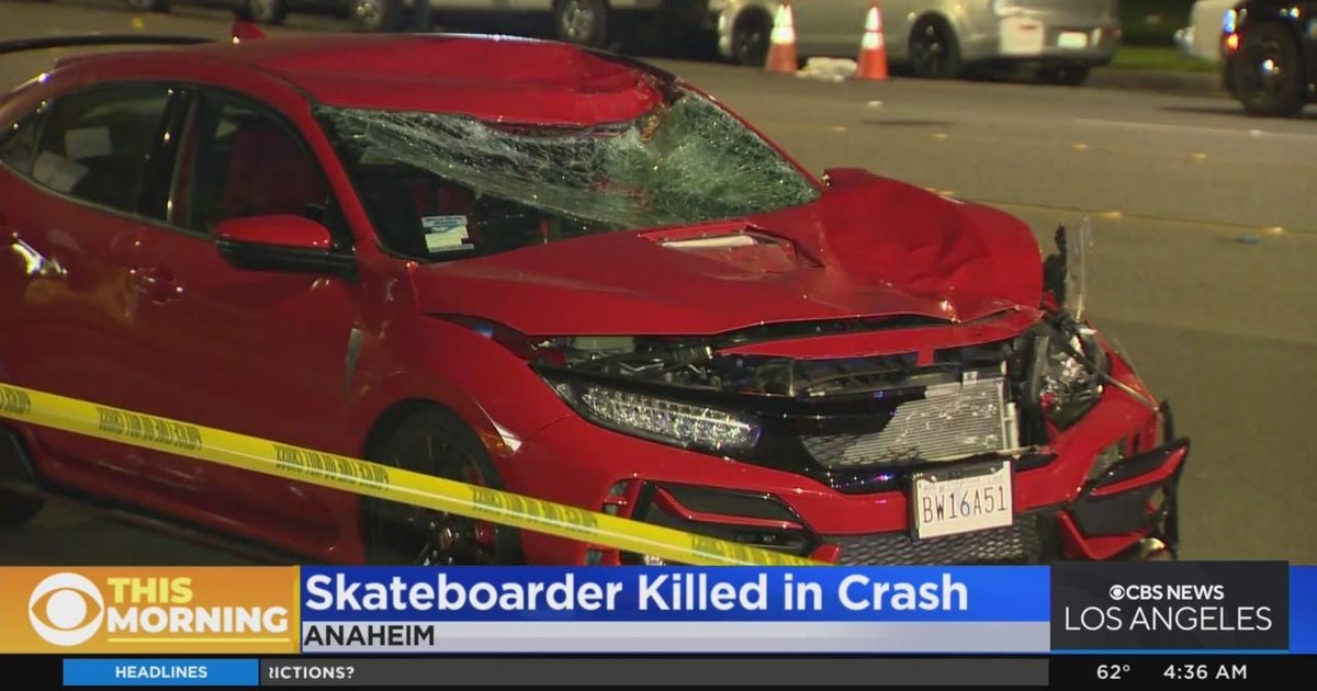 Skateboarder hit and killed in Anaheim CBS Los Angeles
