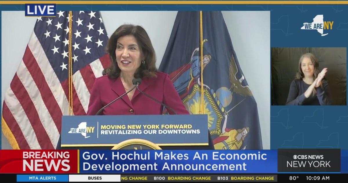 Gov. Hochul Makes Economic Development Announcement - CBS New York