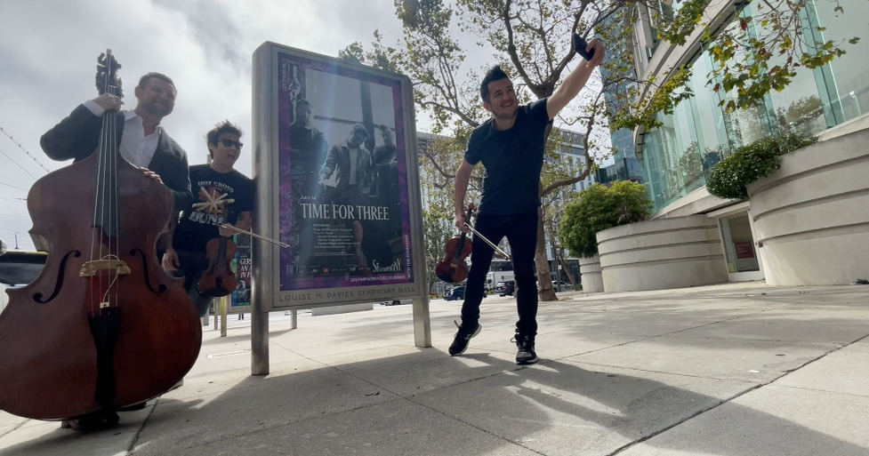 Time for Three pushes classical music forward; headlines with San Francisco Symphony CBS San