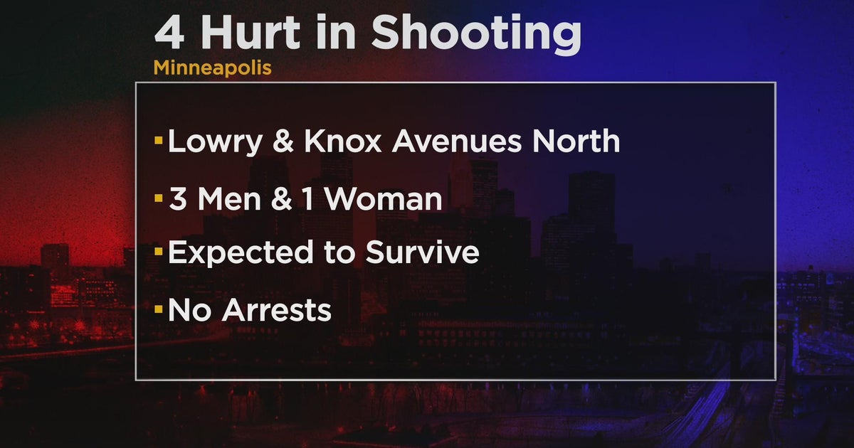 4 hurt in north Minneapolis shooting - CBS Minnesota