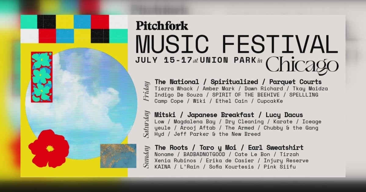 Pitchfork Music Festival kicks off Friday in Union Park CBS Chicago