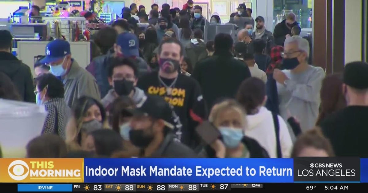 LA County expected to return to indoor masking mandate within two week ...