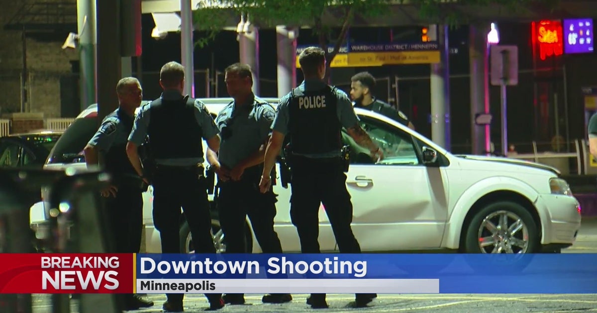 Police respond to reports of shooting in downtown Minneapolis - CBS ...