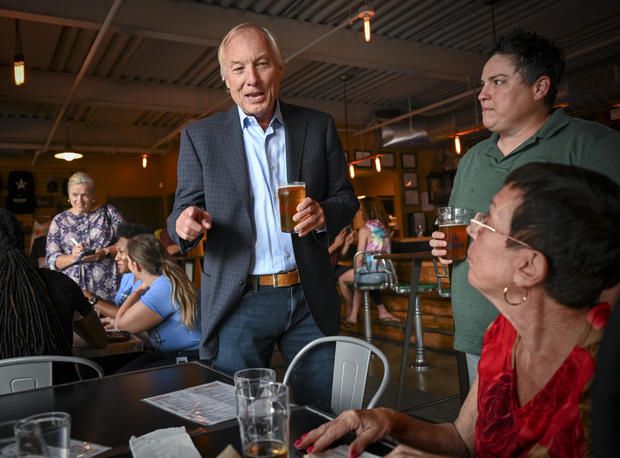 Maryland Comptroller Peter Franchot, weighing a gubernatorial run, at Denizens brewpub, on August 20 in Silver Spring, MD. 