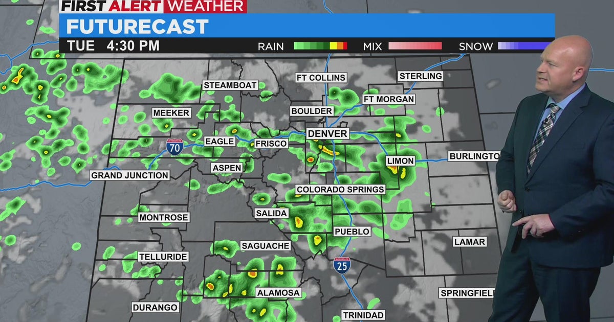 Temperatures are back in 90s with chance of afternoon storms - CBS Colorado
