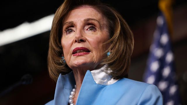 Speaker Pelosi Holds Weekly News Conference On Capitol Hill 