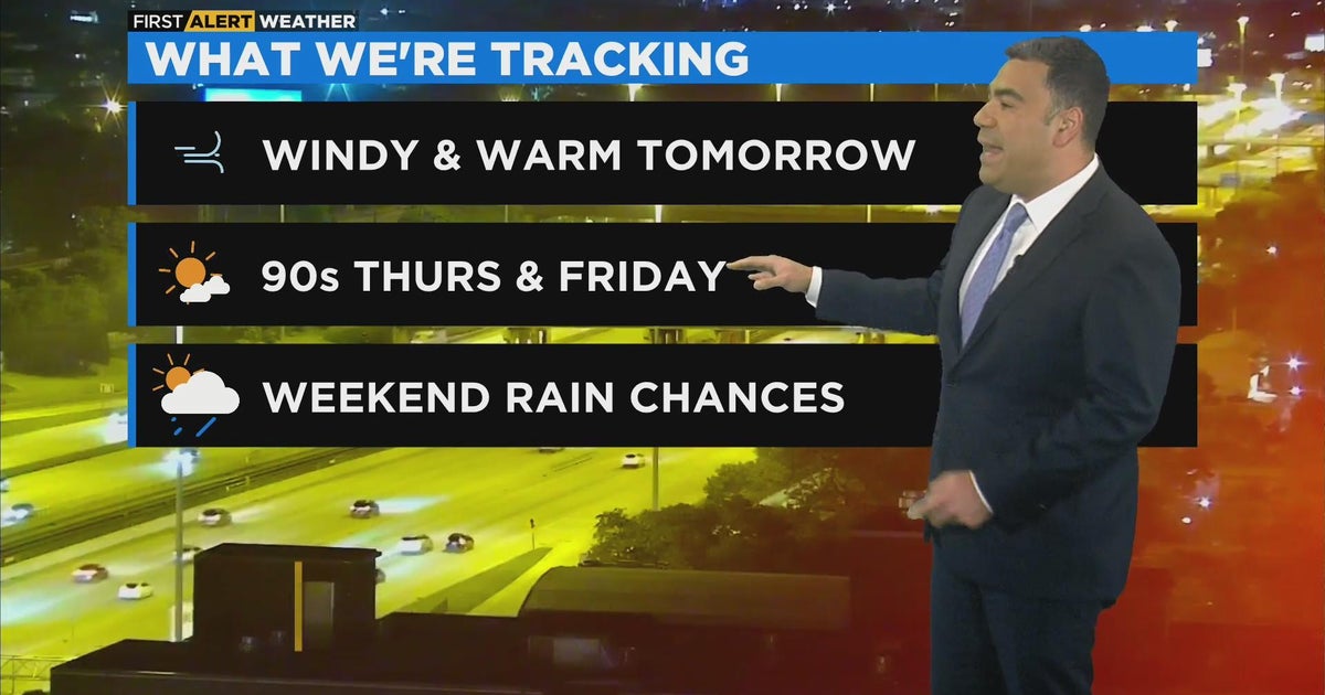 Chicago First Alert Weather: Windy and warm on Monday - CBS Chicago