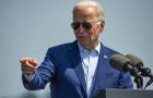 US President Joe Biden in Somerset, Massachusetts 