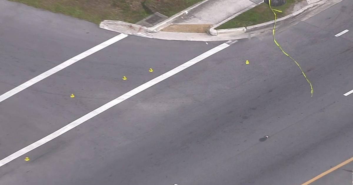 Woman Struck After Shooting Between 2 Cars In Nw Miami Dade Cbs Miami