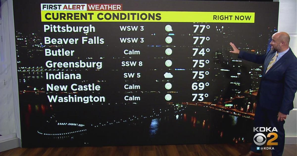 KDKATV Nightly Forecast (7/22) CBS Pittsburgh