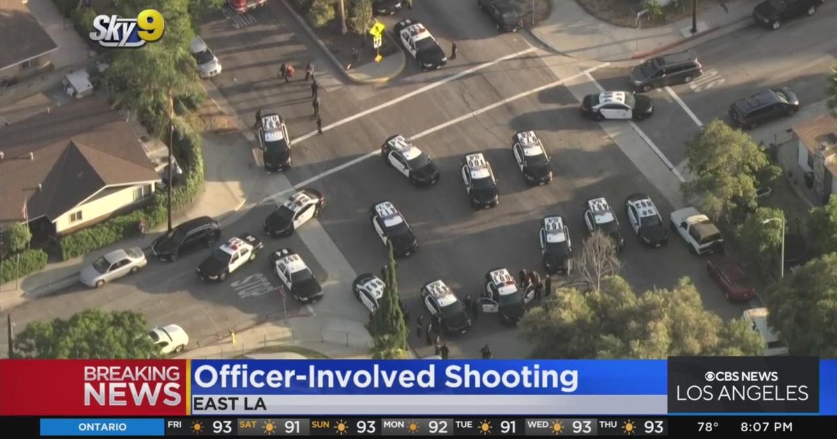 Man shot by police in East LA - CBS Los Angeles