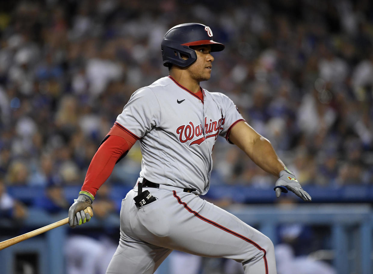 Future Dodger? Juan Soto, Lowly Nats Cool Off LA In 4-1 Win - CBS Los ...