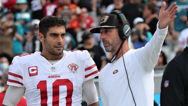 Jimmy Garoppolo, Kyle Shanahan 