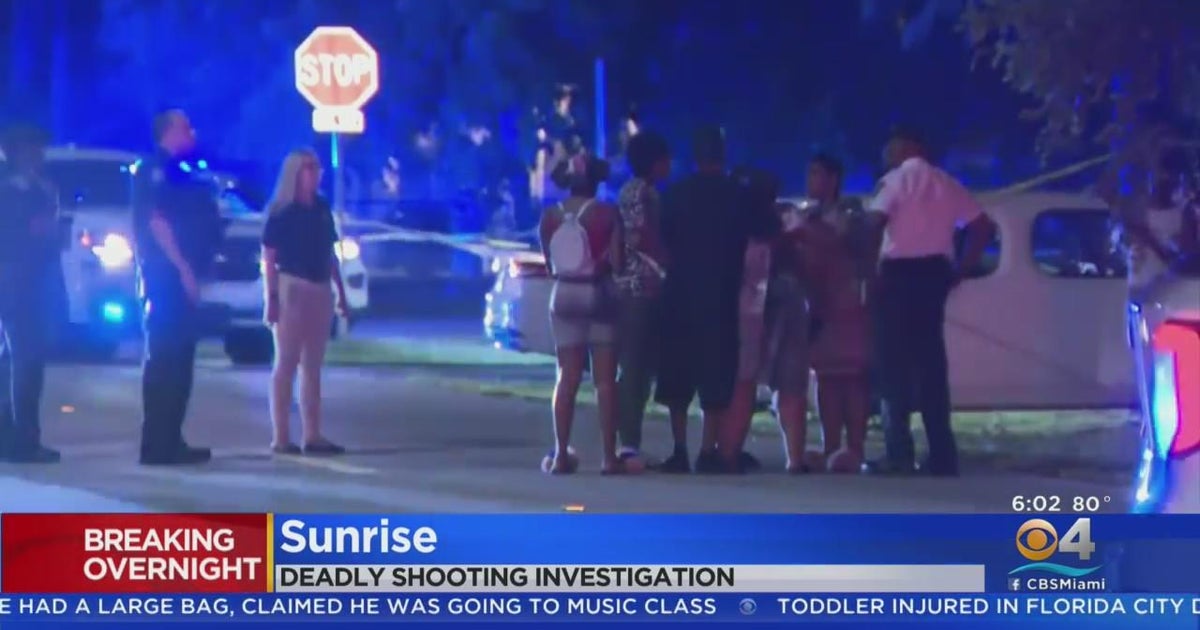 Deadly shooting in front of Sunrise home