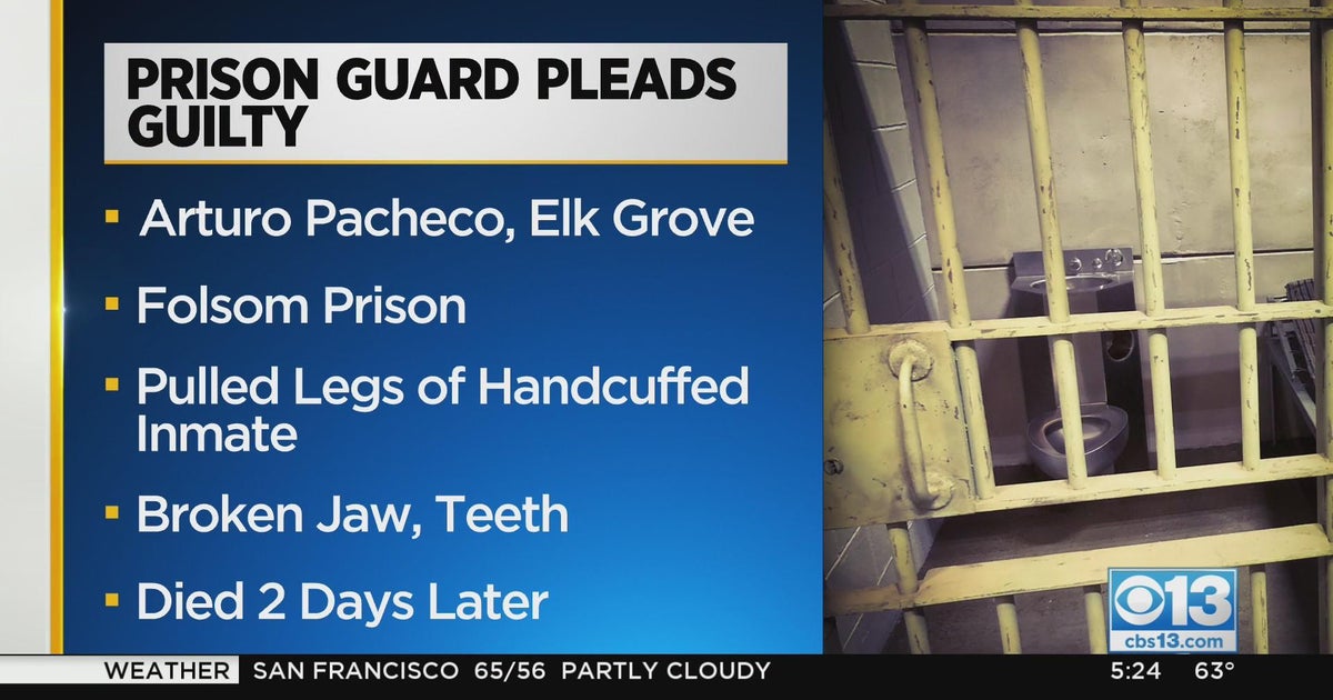 Prison Guard From Elk Grove Pleads Guilty In California Inmate's Death