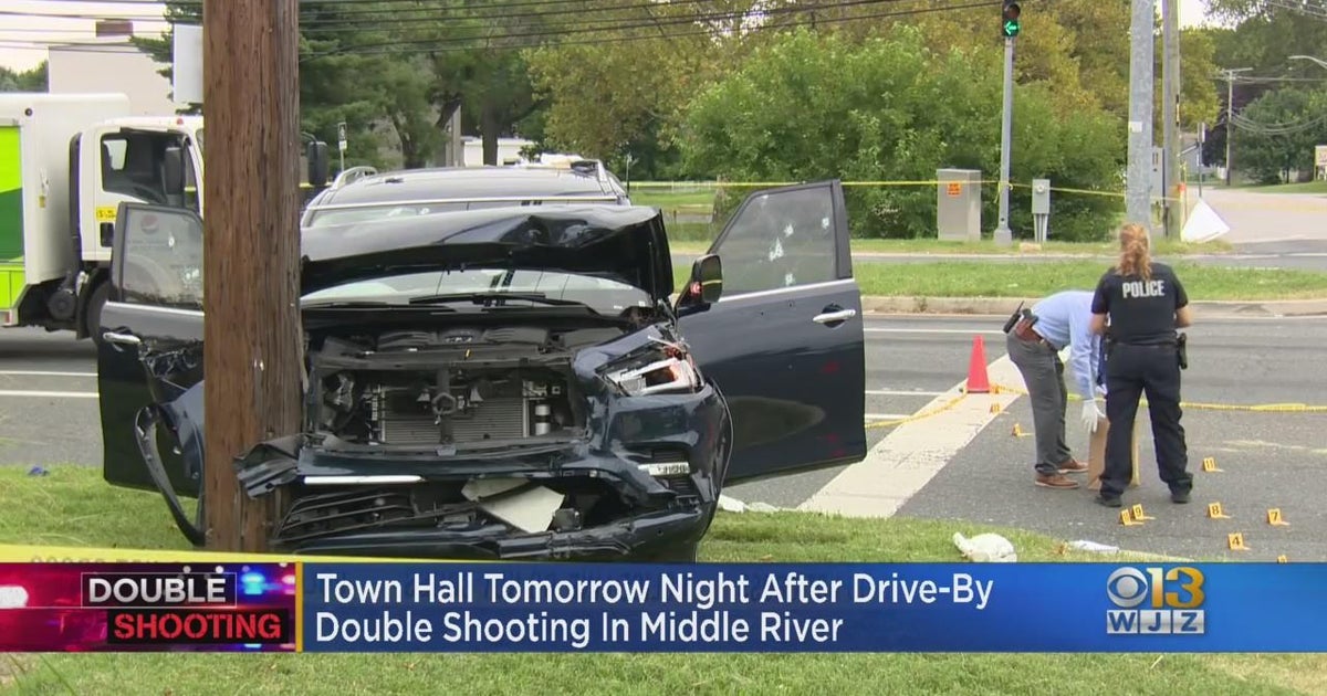 Town Hall scheduled after driveby double shooting in Middle River