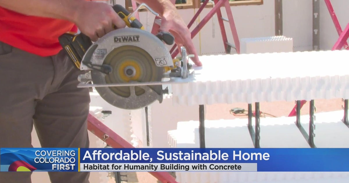 Newage, sustainable concrete used in first Habitat for Humanity home