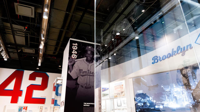 CORRECTION Jackie Robinson Museum Baseball 