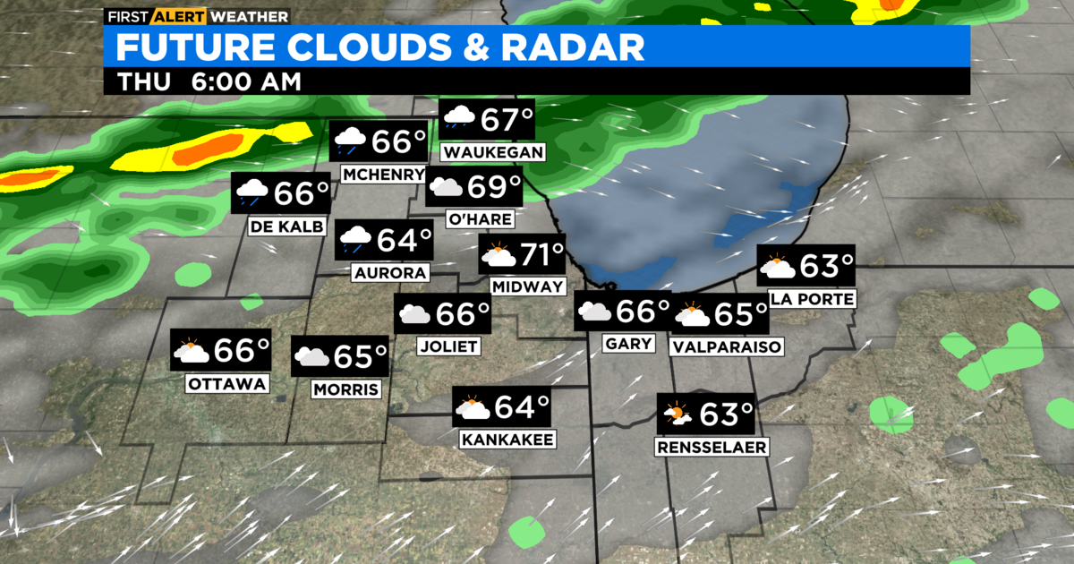 Chicago Weather Alert Another front overnight CBS Chicago