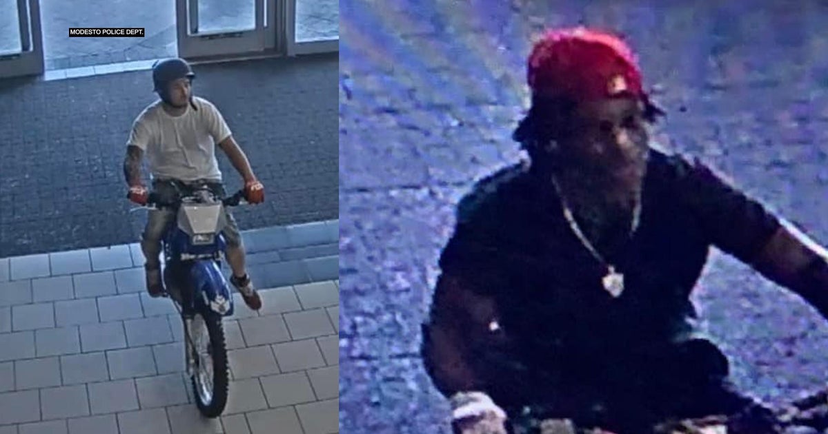 Photos released of suspects who rode through Modesto mall on dirt bikes