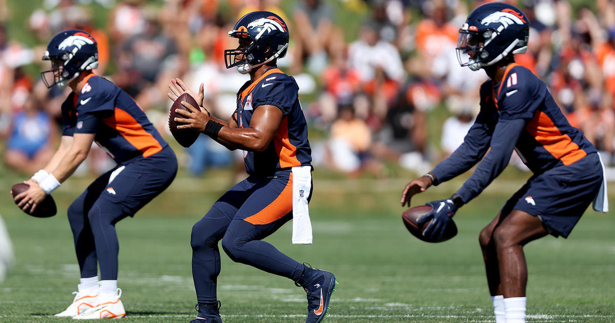 Quarterback Russell Wilson of the Denver Broncos poses with his News  Photo - Getty Images