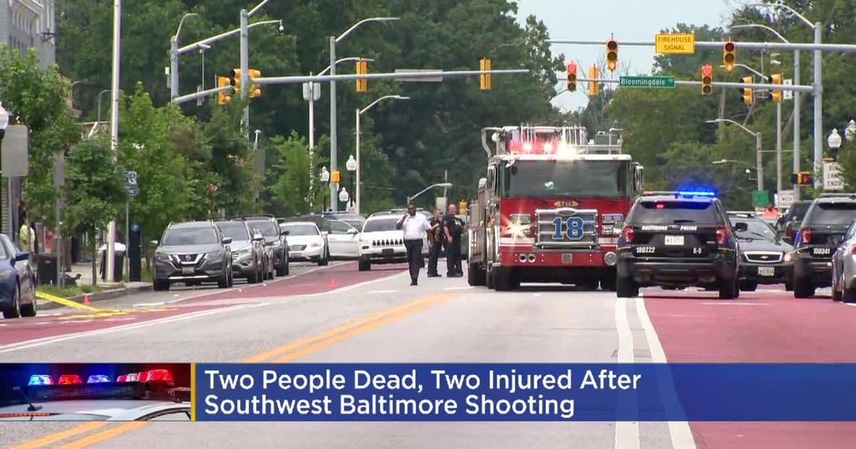 2 killed, 2 wounded in Baltimore quadruple shooting - CBS Baltimore
