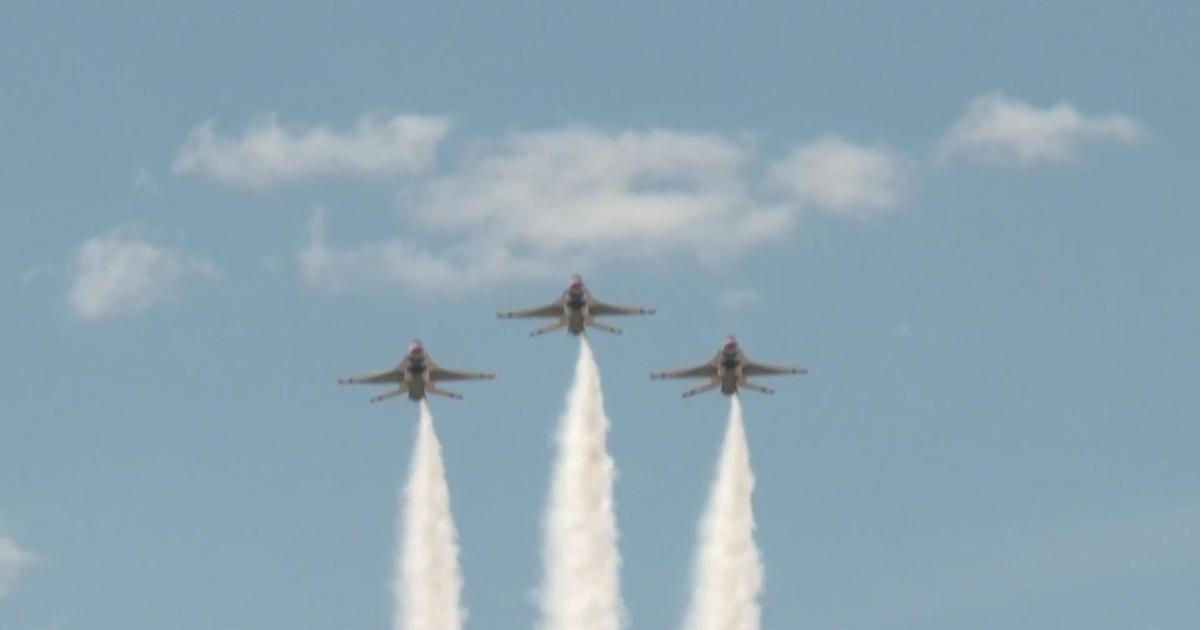 USAF Thunderbirds soar over Cheyenne Frontier Days CBS Colorado