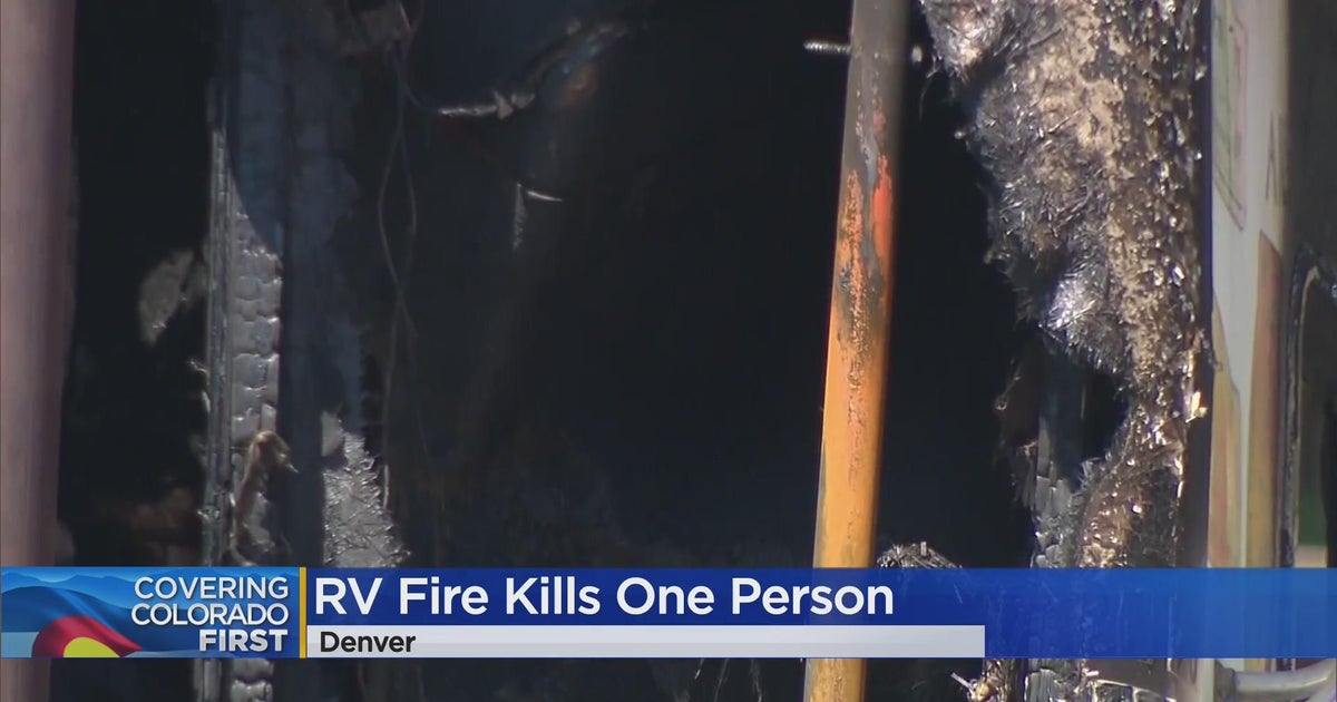 1 person found dead during response to RV fire in Denver - CBS Colorado