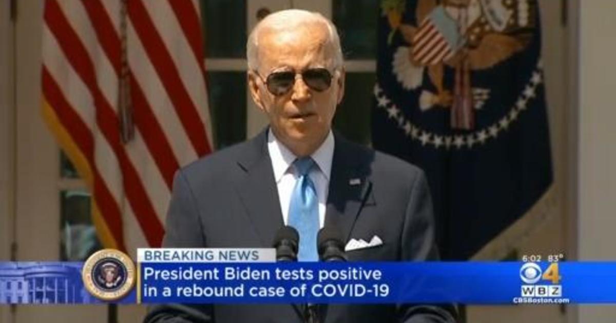 President Biden Tests Positive In A Rebound Case Of COVID-19 - CBS Boston