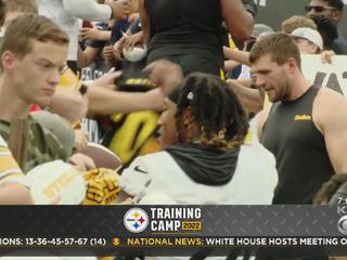 Saint Vincent expects 15,000 fans on Saturday: Steelers training