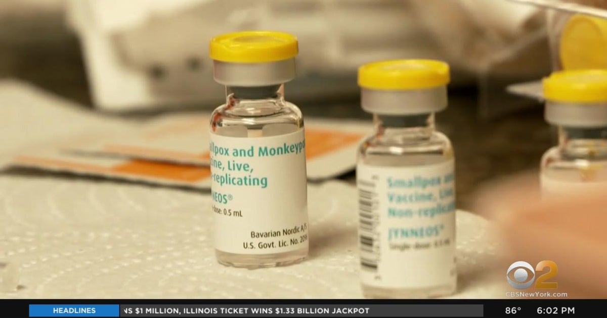 Questions about monkeypox vaccine availability remain in NYC - CBS New York